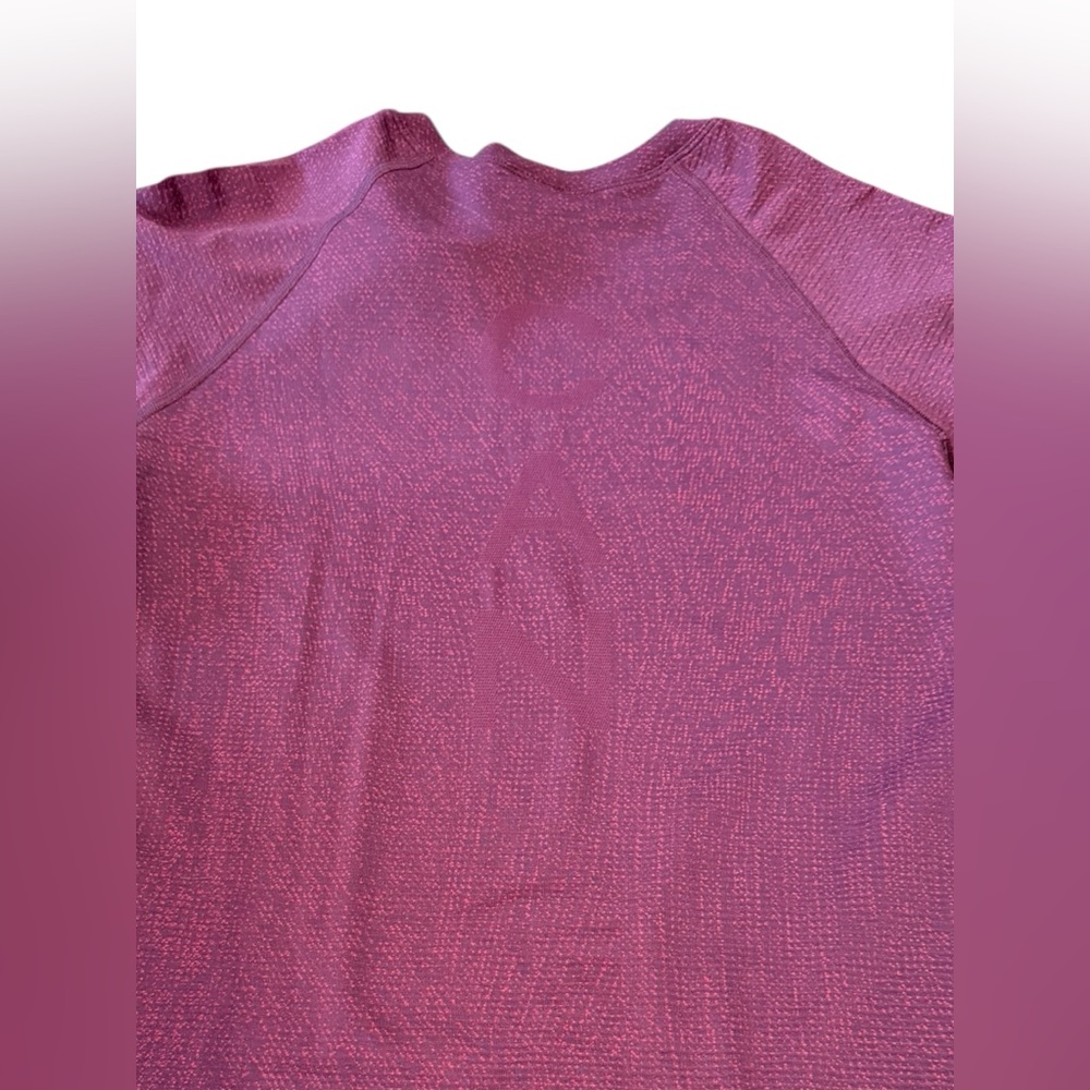 Lululemon 🇨🇦 Team Canada Swiftly Tech Short Sleeve 2.0 Maroon Burgundy Women's 8 - Picture 3 of 13